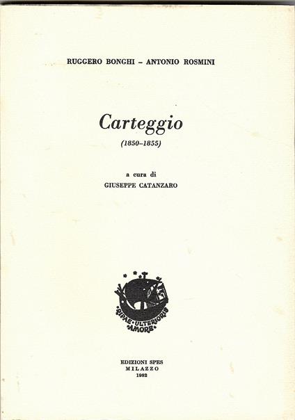 Carteggio - copertina