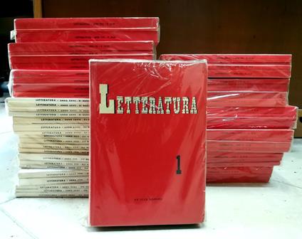LETTERATURA. Rivista Bimestrale di Lettere e di Arte Contemporanea - annate complete da I a XVI - copertina