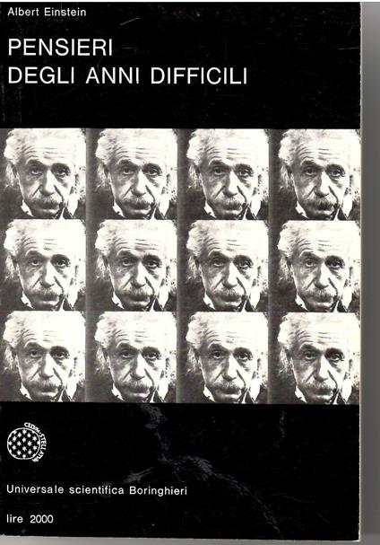 Pensieri degli Anni Difficili - copertina