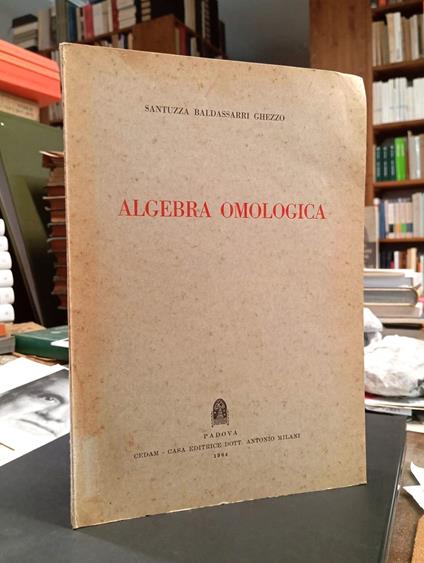 Algebra omologica - copertina