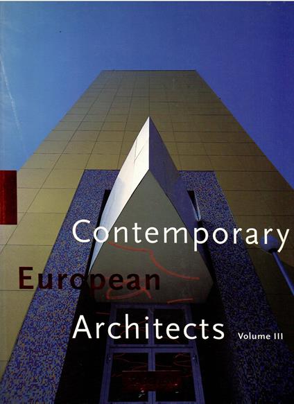 Contemporary European Architects Volume III - Philip Jodidio - copertina
