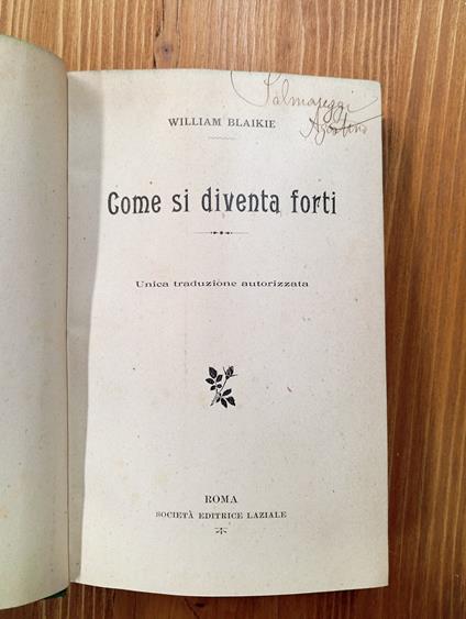 Come si diventa forti - William Blaikie - copertina