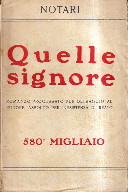 Quelle signore (Scene di una grande città moderna) - copertina