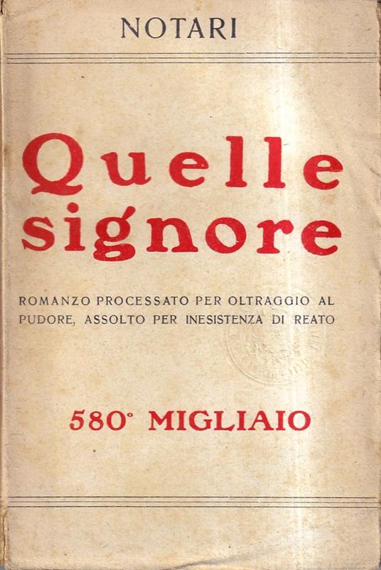 Quelle signore (Scene di una grande città moderna) - copertina