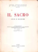 Il sacro. Studi e ricerche