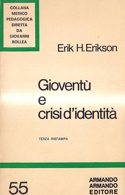 Gioventù e crisi d'identità - Erik H. Erikson - copertina