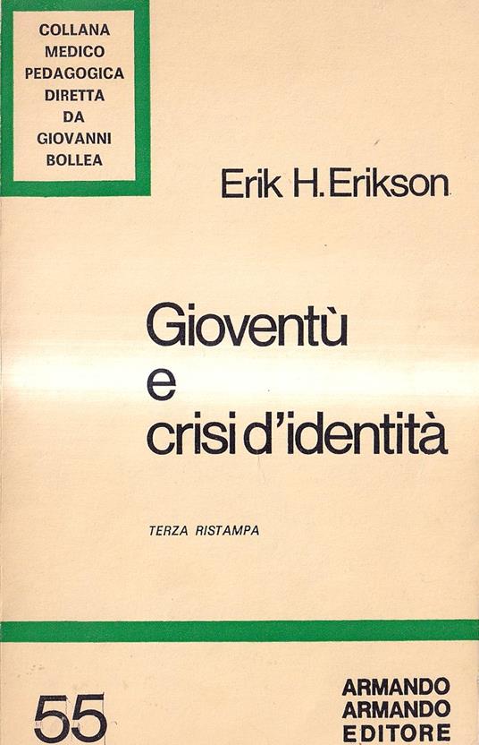 Gioventù e crisi d'identità - Erik H. Erikson - copertina