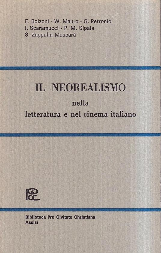 Il Neorealismo nella letteratura e nel cinema italiano - copertina