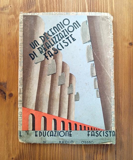 L' educazione fascista - Paolo Orano - copertina