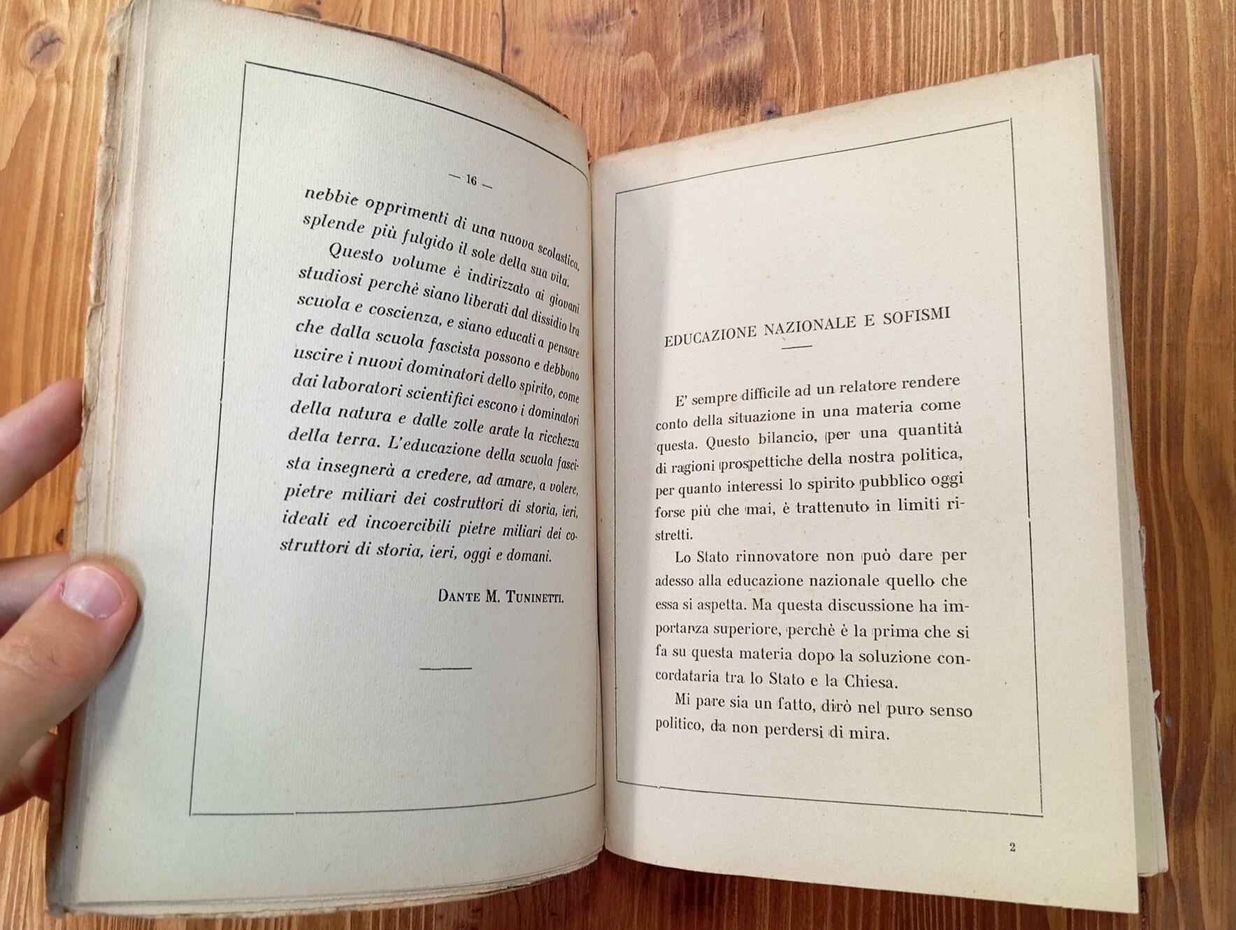 L' educazione fascista