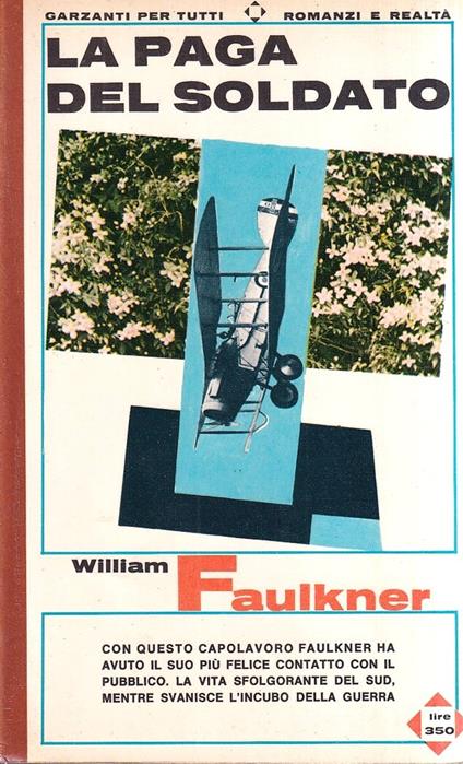 La paga del soldato - William Faulkner - copertina