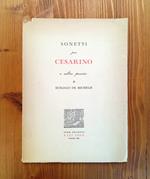Sonetti per Cesarino e altre poesie