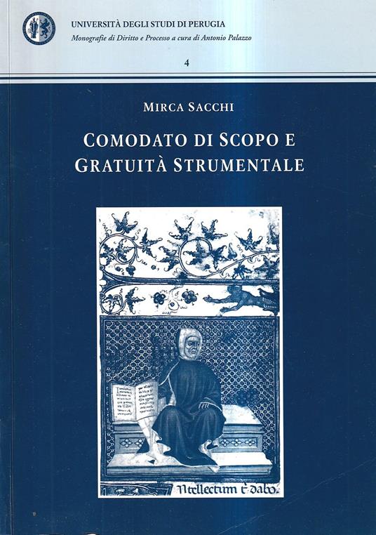 Comodato di scopo e gratuità strumentale - copertina