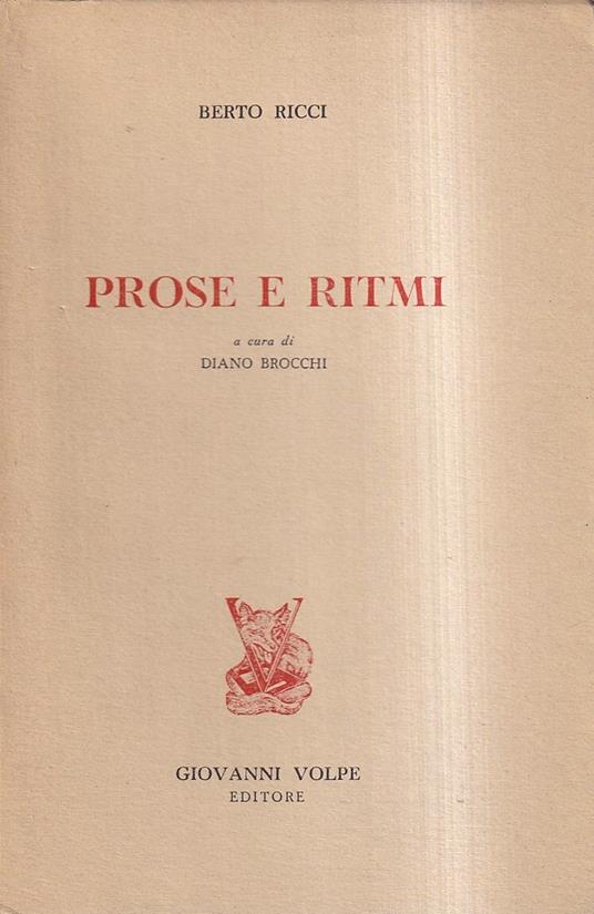 Prose e ritmi - copertina