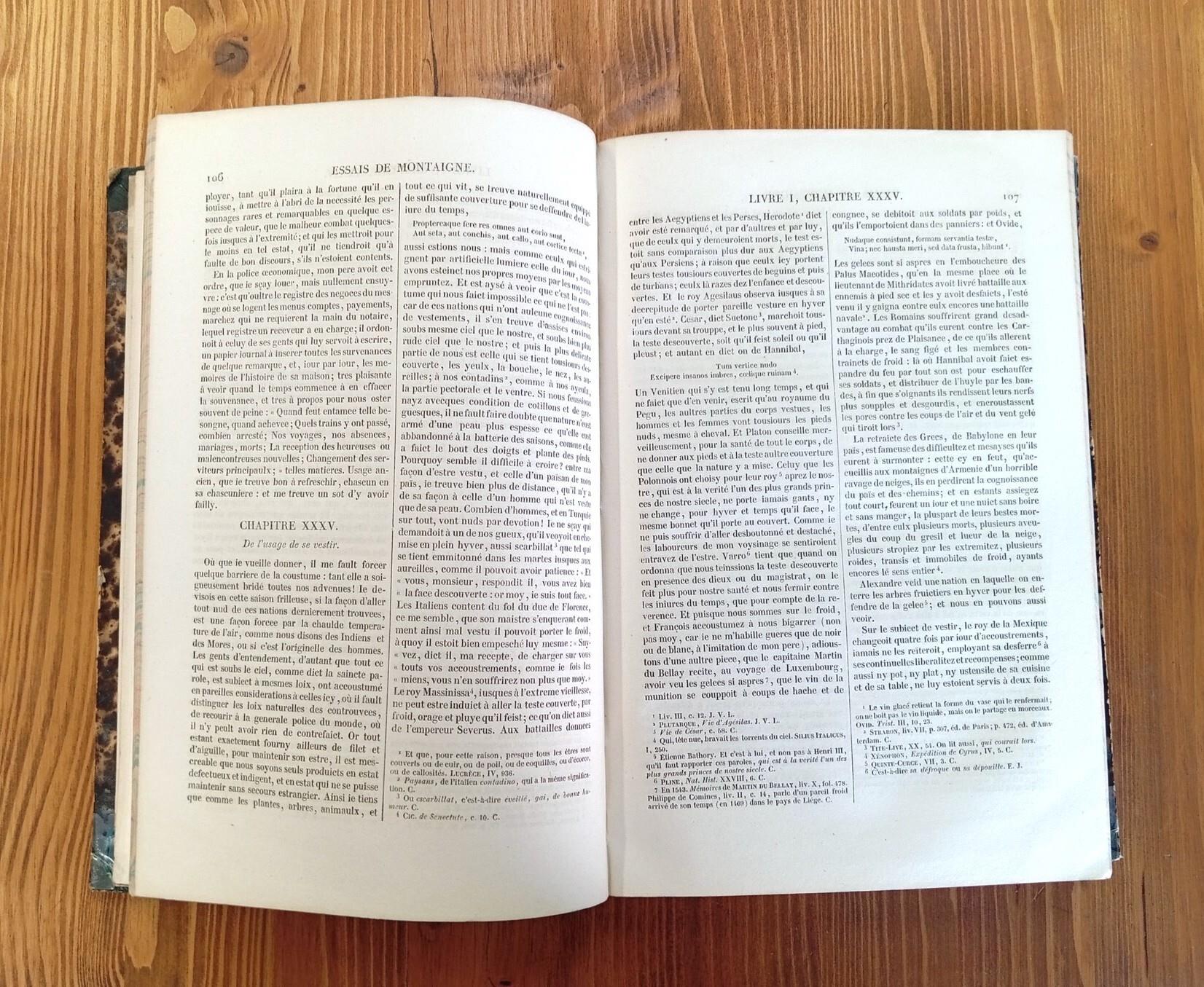 Essais - avec des notes de tous les commentateurs. Edition revue sur les textes originaux