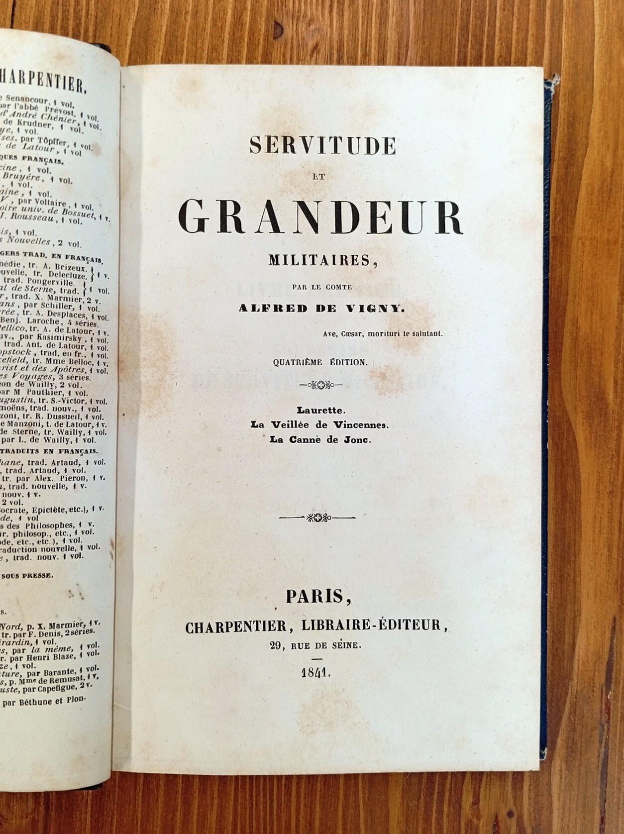 Servitude et grandeur militaires