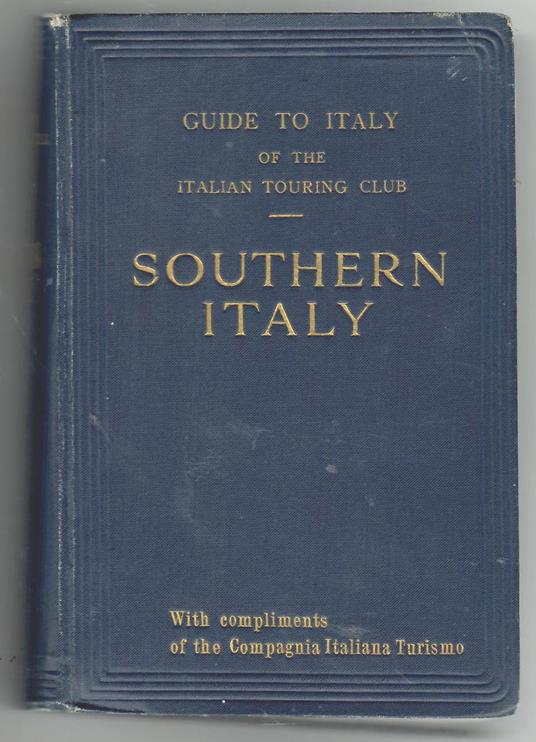 Southern Italy including Rome, Sicily and Sardinia - Luigi V. Bertarelli - copertina