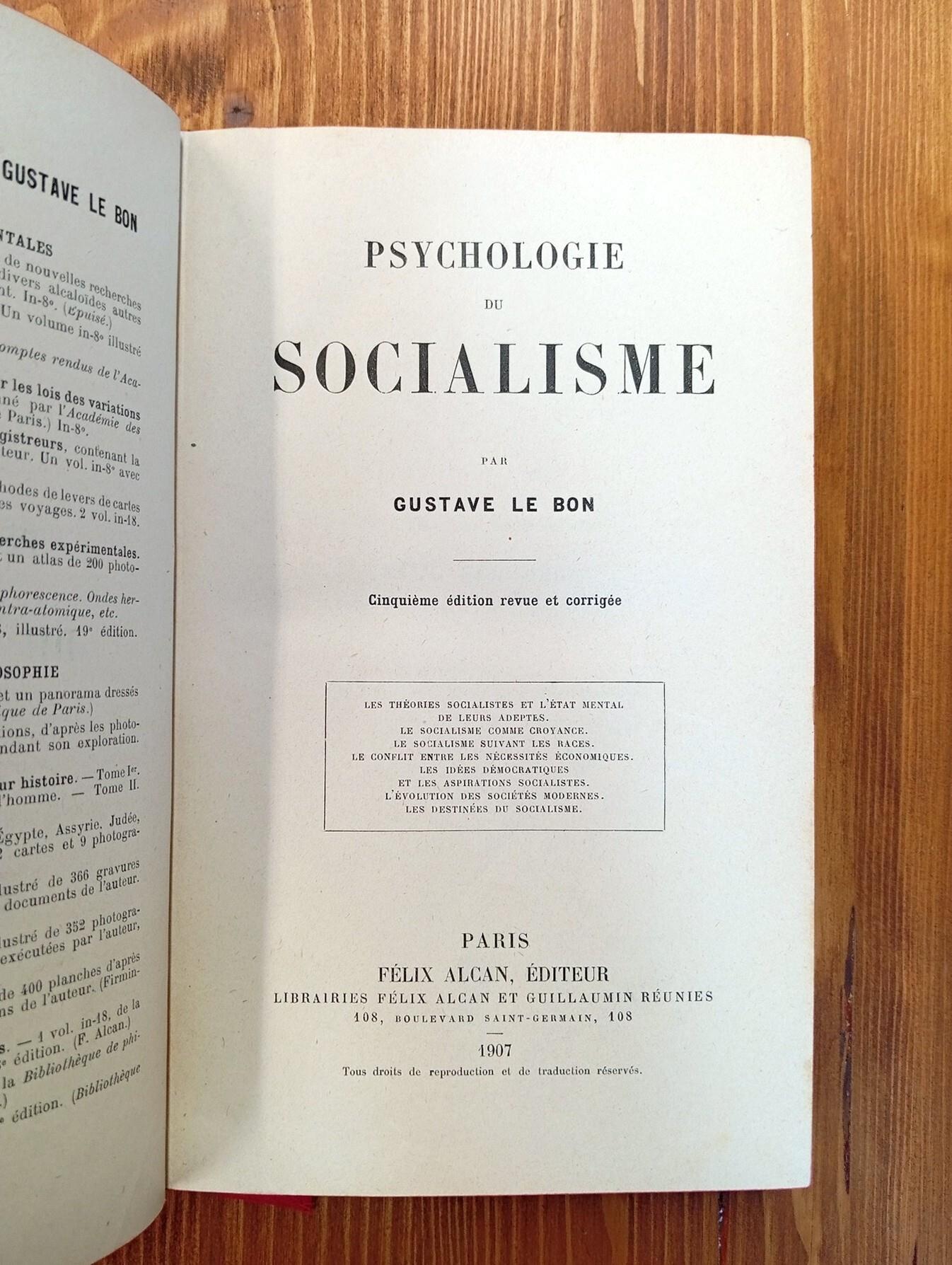 Psychologie du socialisme