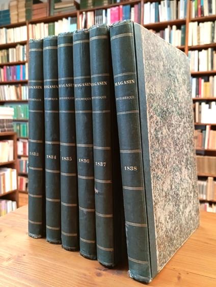 Le Magasin pittoresque - Première / Sixième année, 1833-1838 (prime 6 annate complete) - copertina