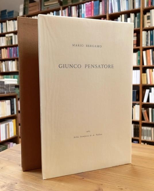 Giunco pensatore - Mario Bergamo - copertina