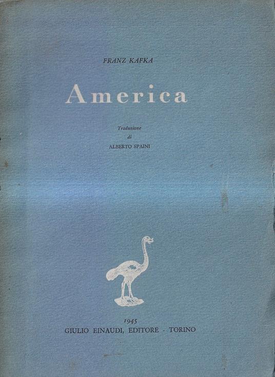 America - Franz Kafka - copertina