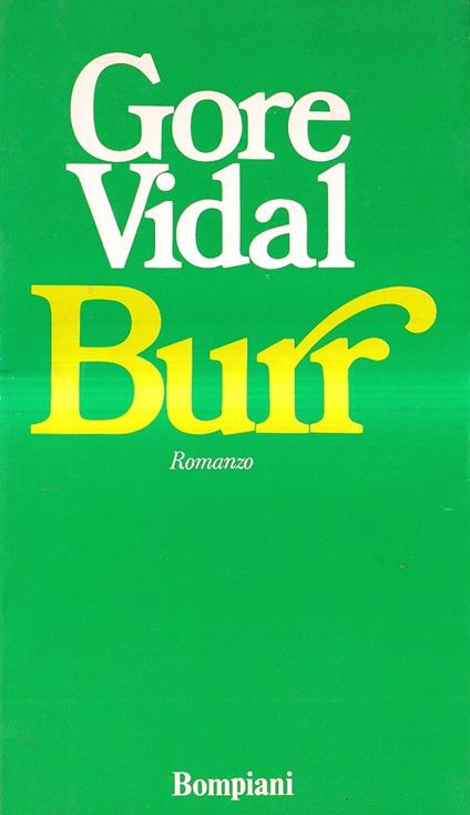 Burr - Gore Vidal - copertina