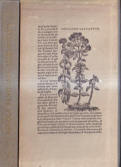 Regimen sanitatis Salerni - Regola sanitaria Salernitana - copertina