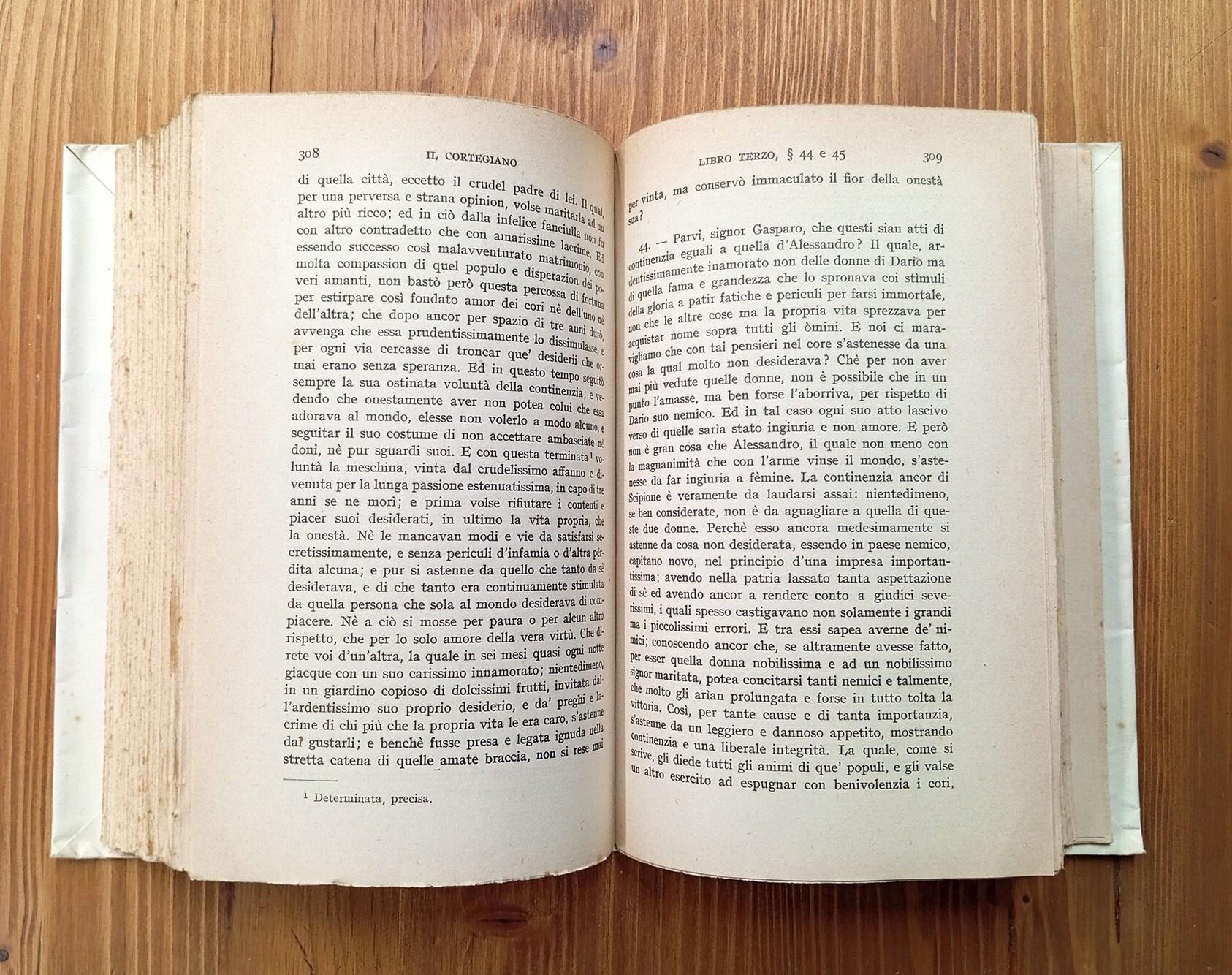 Il libro del cortegiano del Conte Baldessar Castiglione