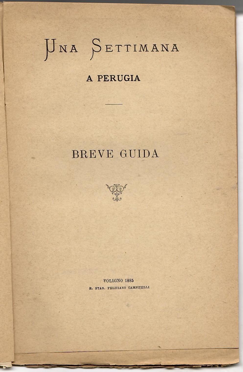 Una settimana a Perugia