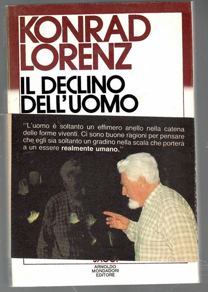 Il declino dell'uomo - Konrad Lorenz - copertina