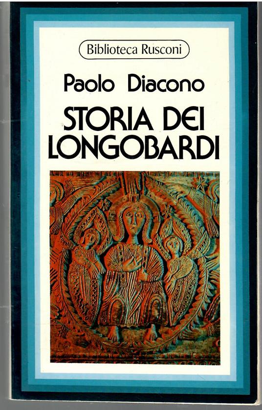 Storia dei Longobardi - Paolo Diacono - copertina