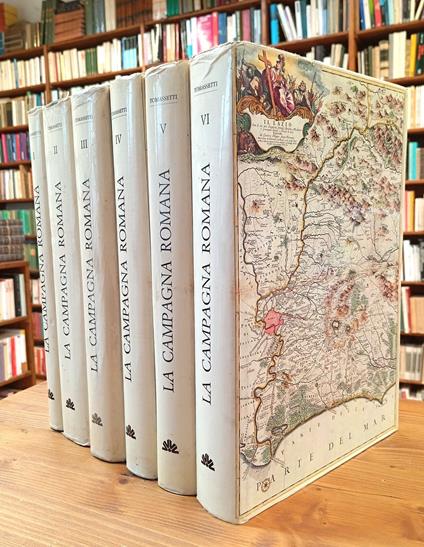 La campagna romana antica, medioevale e moderna. Nuova edizione aggiornata (6 volumi) - Giuseppe Tomassetti - copertina