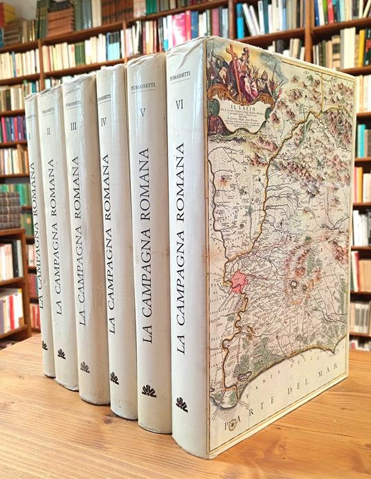 La campagna romana antica, medioevale e moderna. Nuova edizione aggiornata (6 volumi) - Giuseppe Tomassetti - copertina