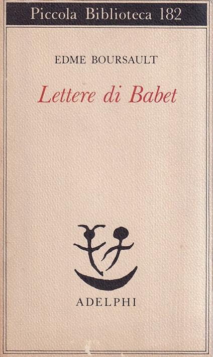 Lettere di Babet - copertina