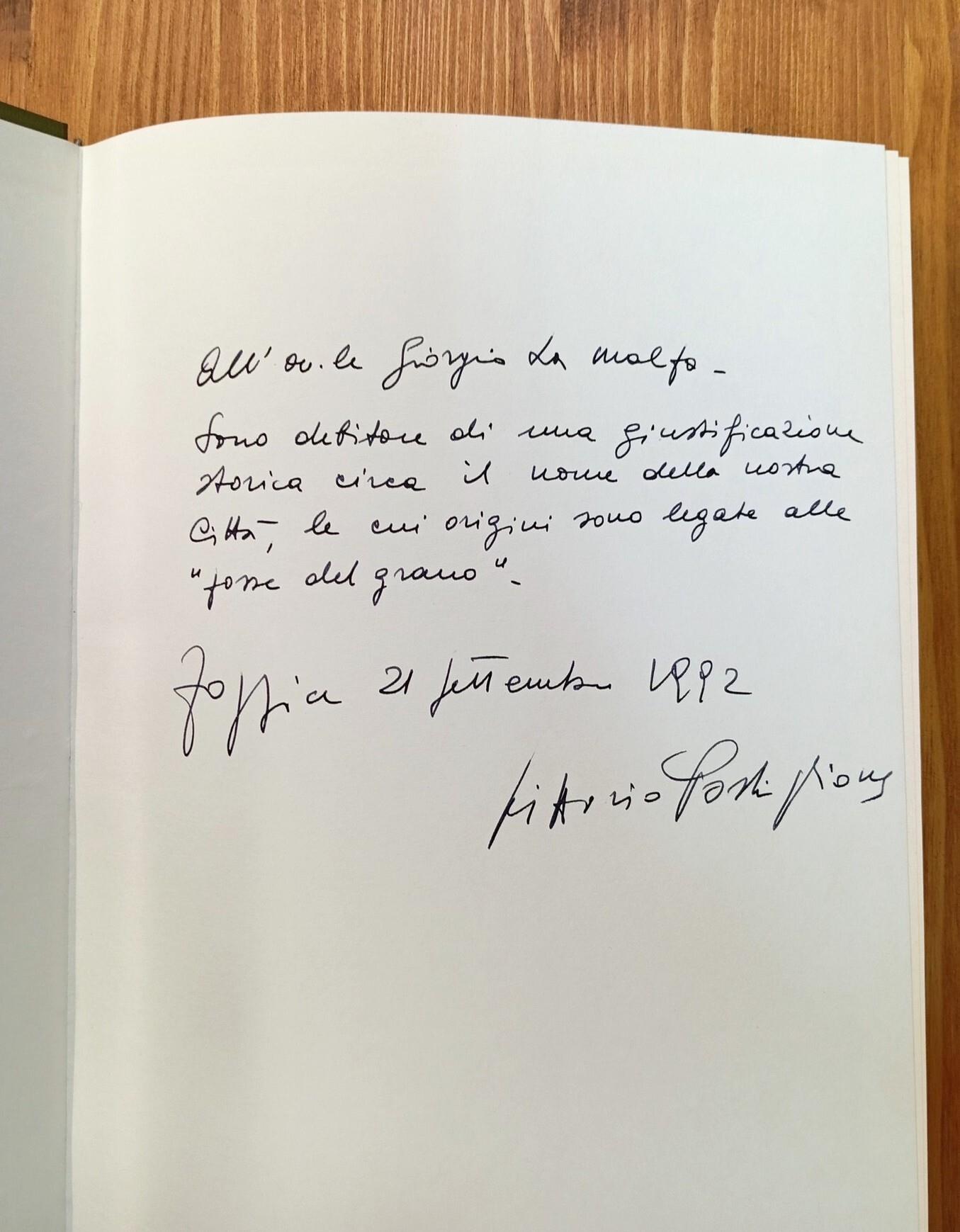 Il piano delle fosse di Foggia e quelli della Capitanata