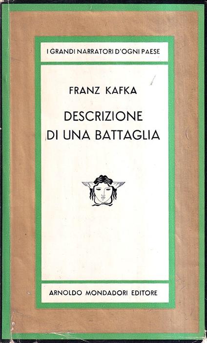 Descrizione di una battaglia - Franz Kafka - copertina