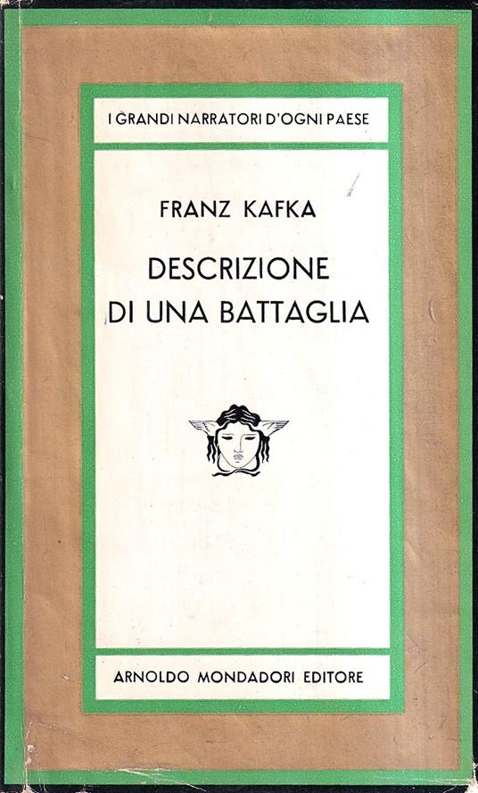 Descrizione di una battaglia - Franz Kafka - copertina