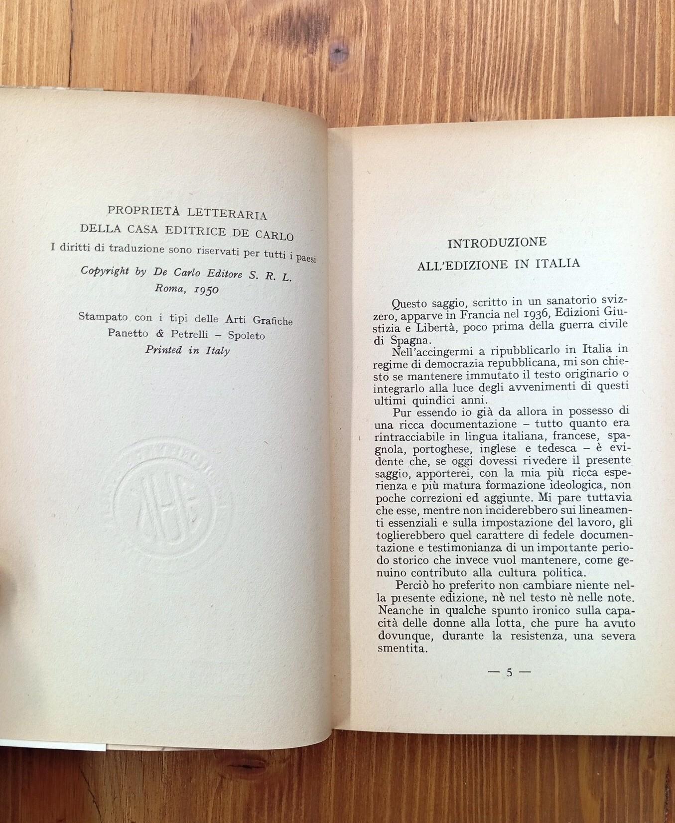 Teoria della insurrezione. Saggio critico