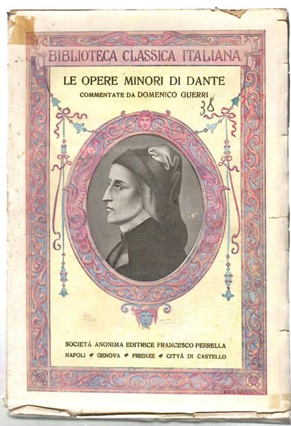 Le opere minori di Dante - Dante Alighieri - copertina