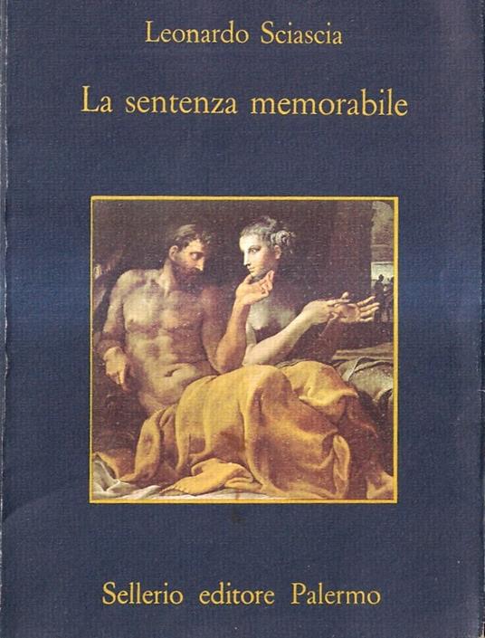 La sentenza memorabile - Leonardo Sciascia - copertina
