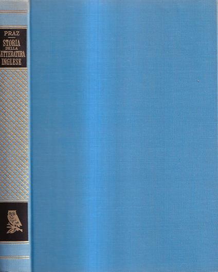 Storia della letteratura inglese - Mario Praz - copertina