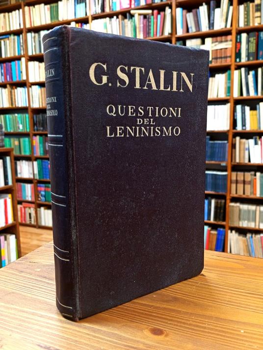 Questioni del leninismo - copertina