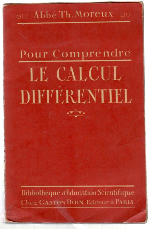Pour comprendre le calcul differentiel - copertina