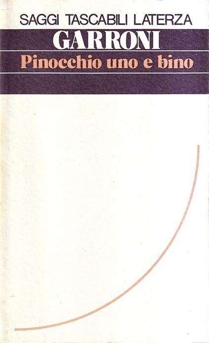 Pinocchio uno e bino - Emilio Garroni - copertina