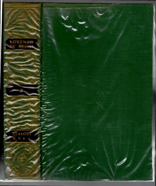 Scritti scelti - Lorenzo dè Medici - copertina