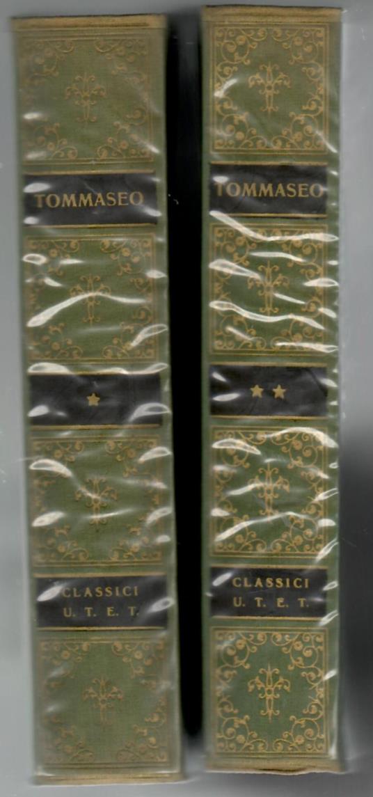 Poesie e prose 2 voll - Niccolò Tommaseo - copertina