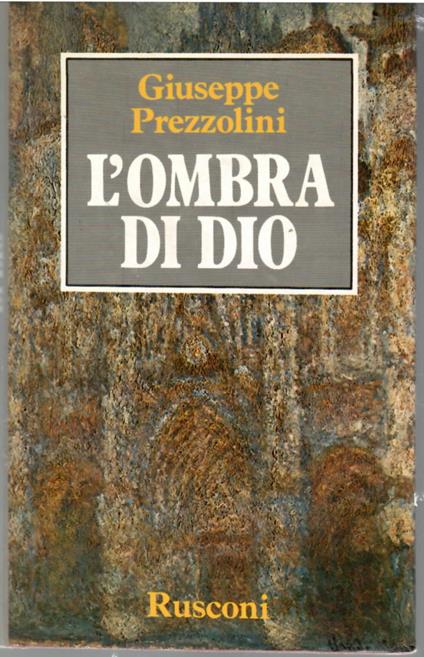 L' ombra di Dio - Giuseppe Prezzolini - copertina
