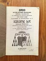 Ordo divini officii recitandi missasq. celebrandi in Cathedrali ed Dioecesi Liburnensi Anno Domini 1862 - illustriss. ac reverendiss. D. D. Hieronymi Gavi Episcopi Milthensis Administratoris Ecclesiae Episcopalis Liburni jussu in lucem editus ac per