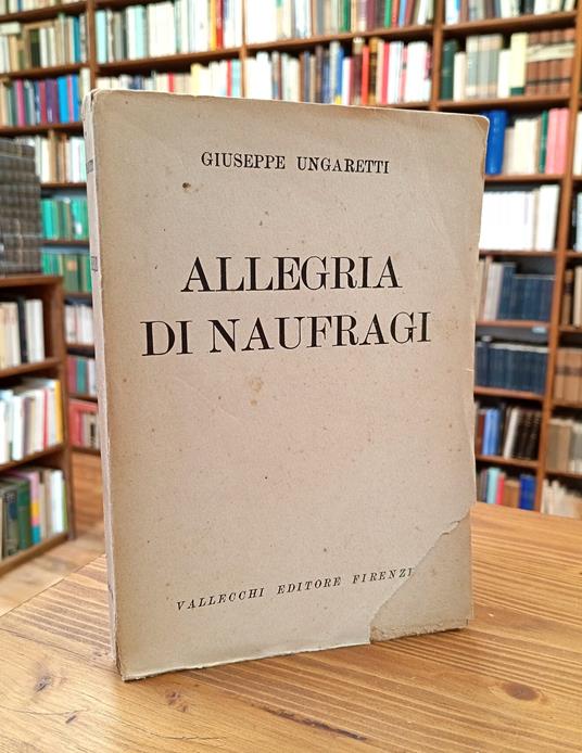 Allegria di naufragi - Giuseppe Ungaretti - copertina