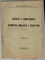 Esercizi e complementi di geometria analitica e proiettiva volume
